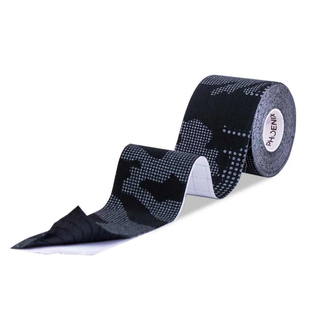 Ruban de kinésiologie - Noir réfléchissant (5cm x 5m)
