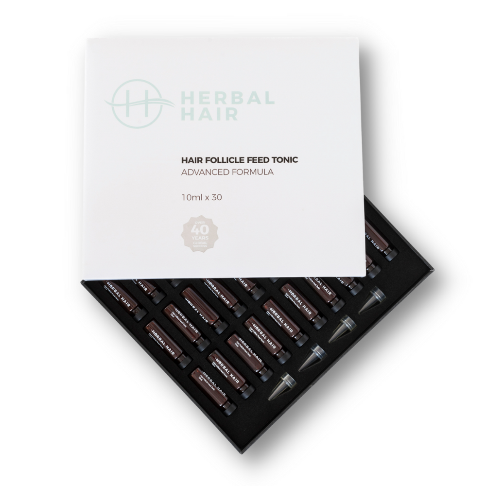 Herbal Hair : Tonique d'alimentation du follicule pileux (30 x 10 ml) Formule avancée