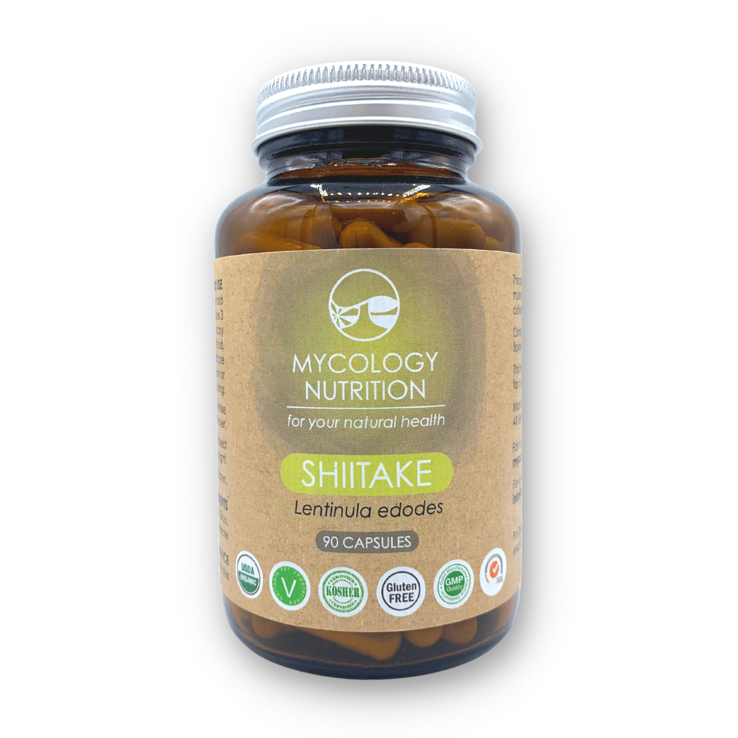 Organic Shiitake 450mg 90 Capsules